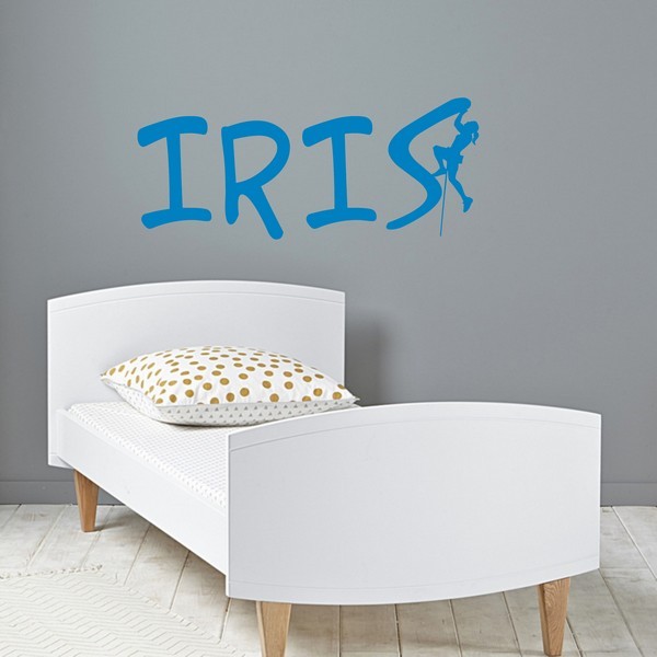 Exemple de stickers muraux: Iris Escalade 2